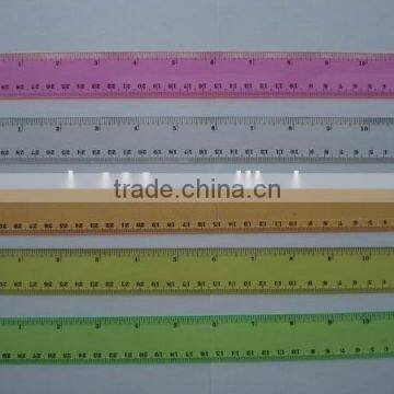 custom 12' 30cm plastic ruler