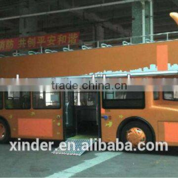 China CE EWR-L1 Electric Aluminum Wheelchair Loading Bus Ramp Sale for Low Floor City Bus