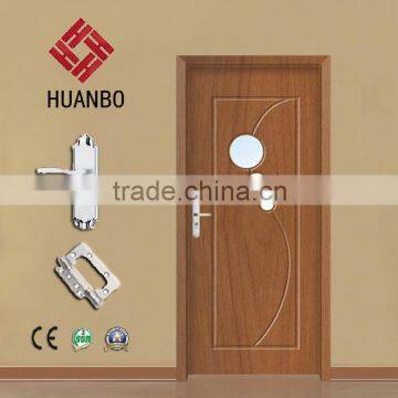 Classical Wooden Interior Pvc Mdf Glass Doors With Turkey Frame
