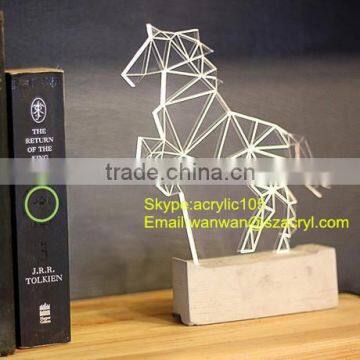 unique acrylic led table lamp