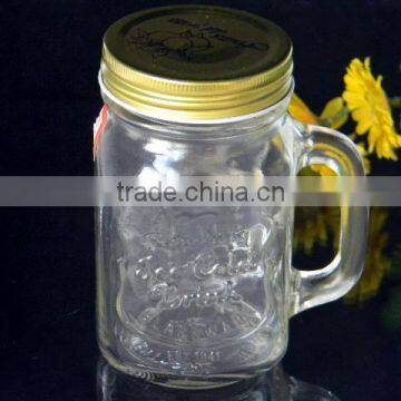 hot sale glass marson jar with lid and straw and jar of glass , glass jar with straw wholesale