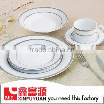 Elegant high quality porcelain dinner set