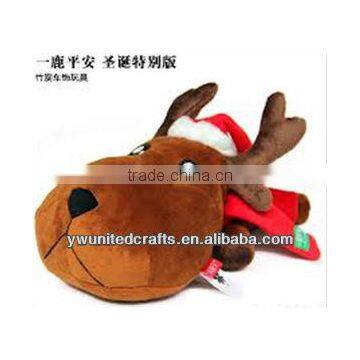 Fashion design High Quality lovely Christmas deer plush toy