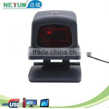 Omnidirectional Barcode Reader Desktop QR Barcode Scanner Automatic 1D/2D Bar code Scanner For Pos