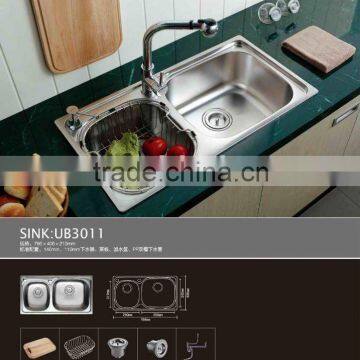 kitchen stainless steel sink UB3011