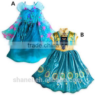 hot sale Frozen princess dress holloween cosplay dress