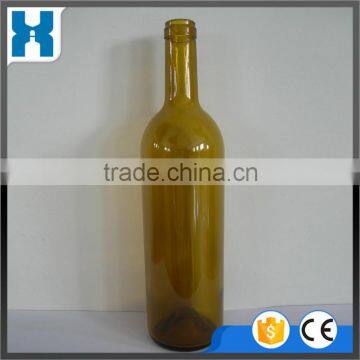 DEAD LEAF BROWN EMPTY GLASS WINE BOTTLE WHOLESALE 750ML