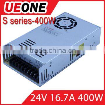 Hot selling 220VAC 24VDC 16.5A 400w switching power supply