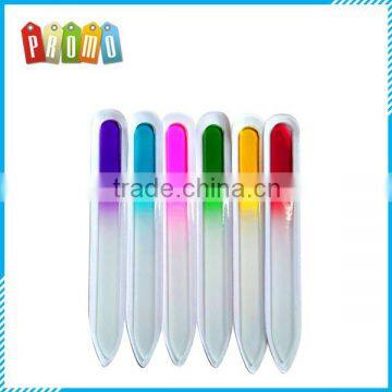 Promotional Cheap Colorful Glass Crystal Nail File