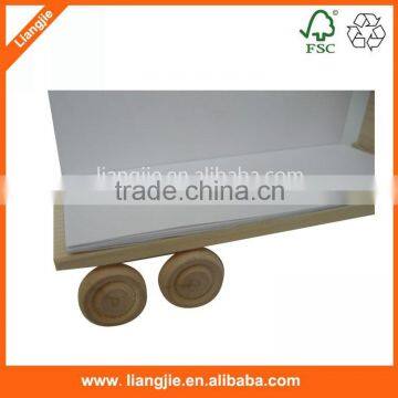 Car Shape Wooden Pallet Memo Cube,custom Shape Paper Cube,container Shape Note Cube