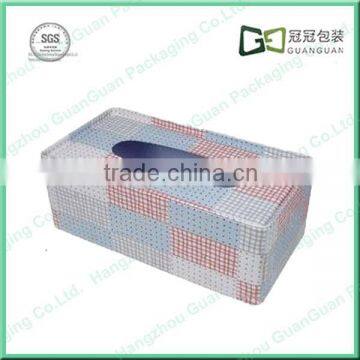 Wholesale Promotional Customized Rectangular Metal Tissue Tin Box With Window photo-2