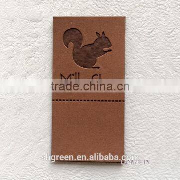 Brand Leather Label With Sewing Groove for Easy Stitching photo-4