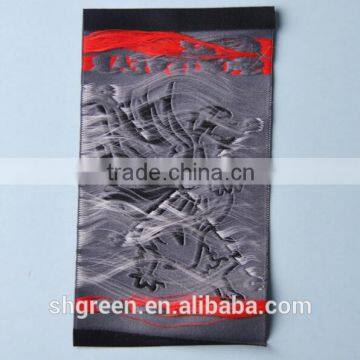 High Definition Sports Wear Fabric Woven Label With Trademark