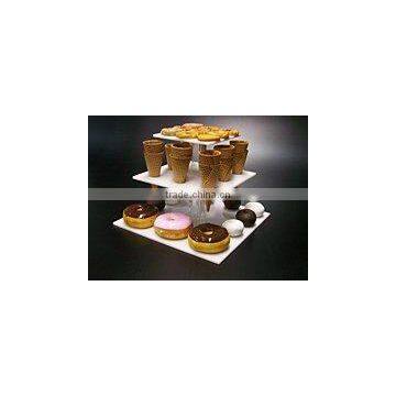 acrylic cup cake display stand