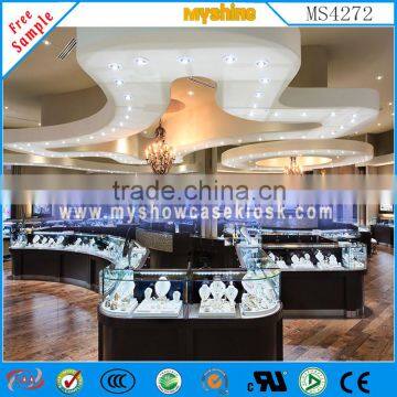 customized modern jewelry kiosk,jewelry shop dosplay showcase