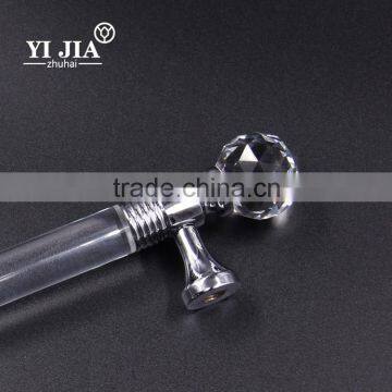 Traditional White Zinc Alloy Glass Knobs for Dressers photo-4