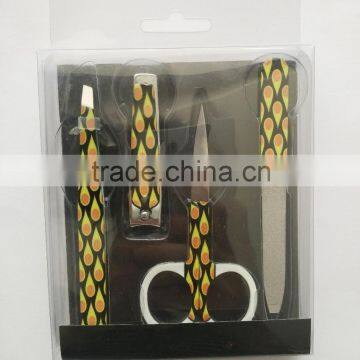 New packaging 4pcs manicure set