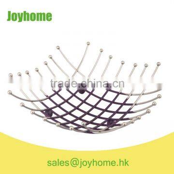 hot sale chrome plated iron wire fruit basket