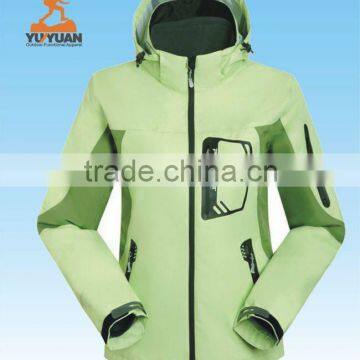 Womens hooded waterproof ski jacket,outdoor sports wear