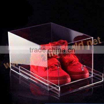 handmade high quallty clear acrylic shoe box