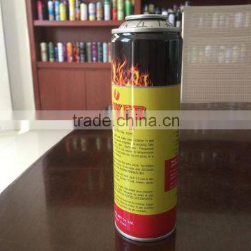 High Quality Gas Lighter Tinplate Aerosol Can CMYK spray