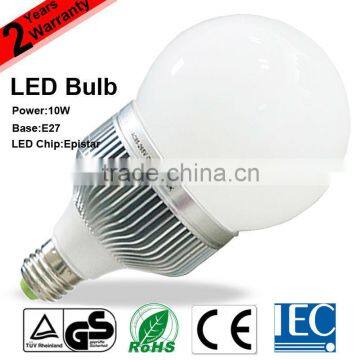 10W TUV CE RoHS IEC Approved Dimmable E27 LED UL Bulb