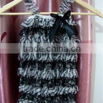 New Arrival Fashion Baby Girls Body Suit Organic Baby Clothes Lace Ruffled One-piece Romper Super Soft Cotton Jumpsuit For Girl photo-3