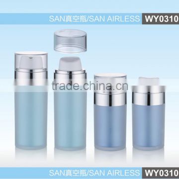 WY0310 hot style airless bottle,cosmetic container,30ml 50ml acrylic bottle