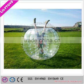 2016 Lily Toys bubble soccer, human sized soccer bubble ball, inflatable bumper bubble balls