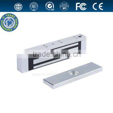 Block stainless steel electro mini magnetic lock 280kg, glass door magnetic lock