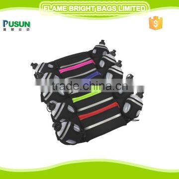 New designer fitness workout running belt with refleective stripes