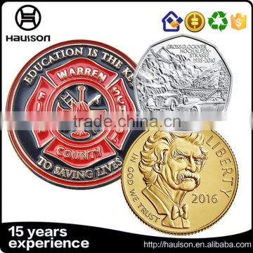 Promotional hot sale custom valuable 2d reeded edge soft enamel iron imitation gold education challenge coins