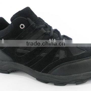 Black Genuine Leather High Quality Military Boots Safty Shoes Work Shoes Popular