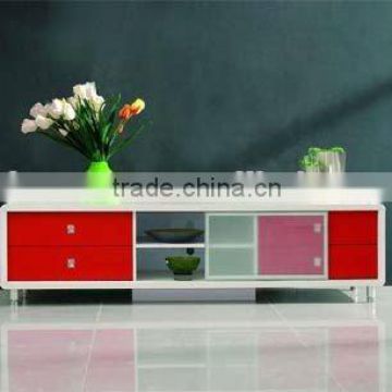 MDF and glass tv stand