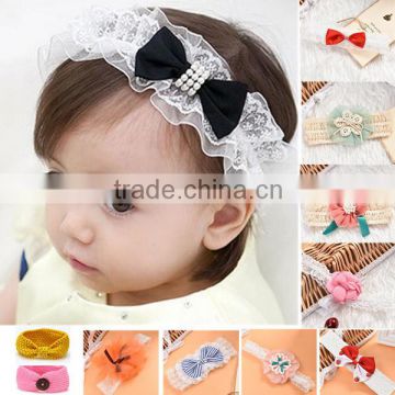 Promotional pretty baby girls toddler headbands hairbands gift