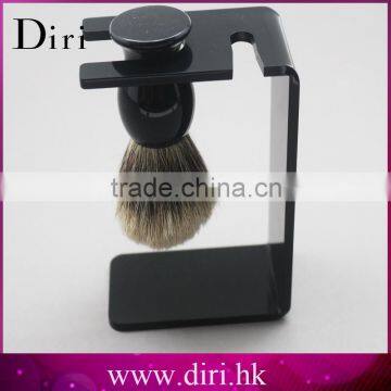 Custom Logo Beard Brushes Pure Badger Hair Knots Men Shaving Set