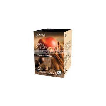 Apple Caramel Spice Black Tea in pyramidal teabags