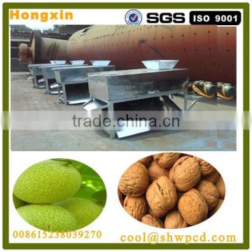 stainless steel green walnut skin peeling machine