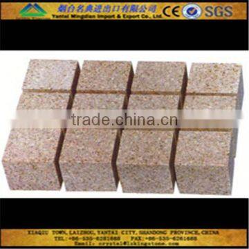 professional manufacture red porphyry cobble stone