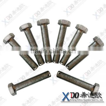 duplex 2507 stainless steel fasteners hex bolt asme bolt