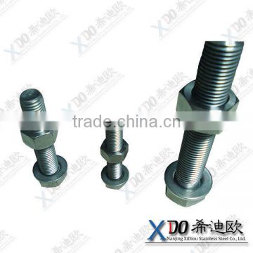 nickle200/201 stainless steel bolts with nuts m28