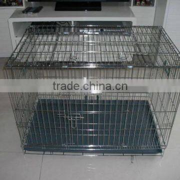 Galvanized Wire Dog Kennels /Tube Dog Crate/Pet Cages/Kennels photo-3