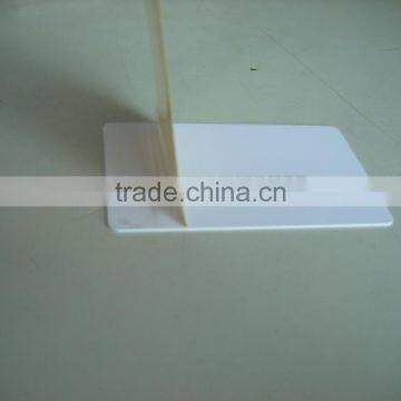 CR 80 Size Frosted Mylar blank PVC card with full color printing