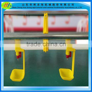 Chicken Raising Equipments Automatic Nipple Drinker With Drip Cup
