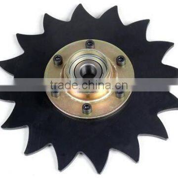 Agricultural Equipment Parts 8" Notched Covering Disc Assembly