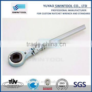 European type extended pipe Ratchet wrench for hexagon