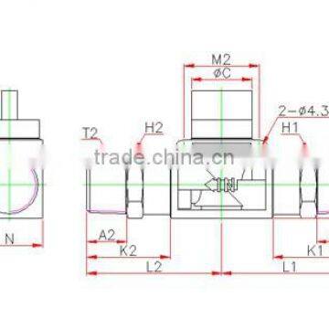 Plastic Tube Fitting, Nipple ,compact One -touch Tube Fitting , Push in Tube Fitting photo-2