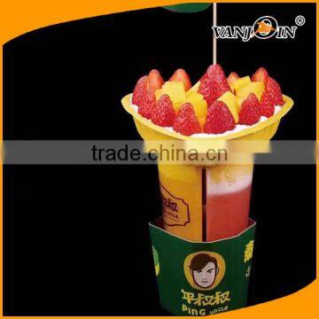 PP Split Boba Tea Cup With Snack Bowl 700ml photo-5