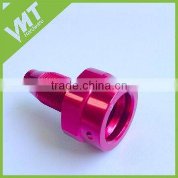 Male to Female Red AN Fitting Reducer by CNC Machining photo-4