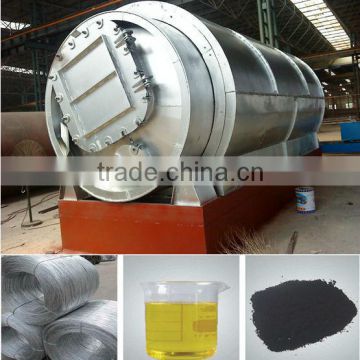 Environmental friendly new design waste plastic and tires recycling plant